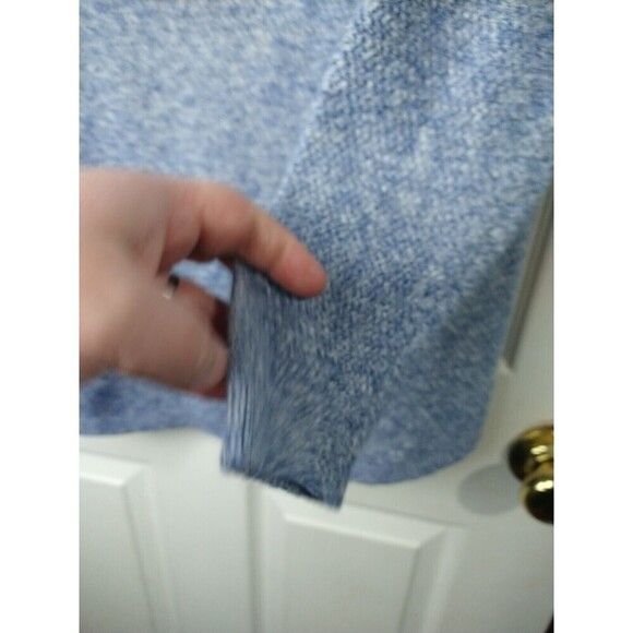 Fat Face Blue Heather Crew Neck Pullover Sweater. Size 10 - Picture 8 of 10